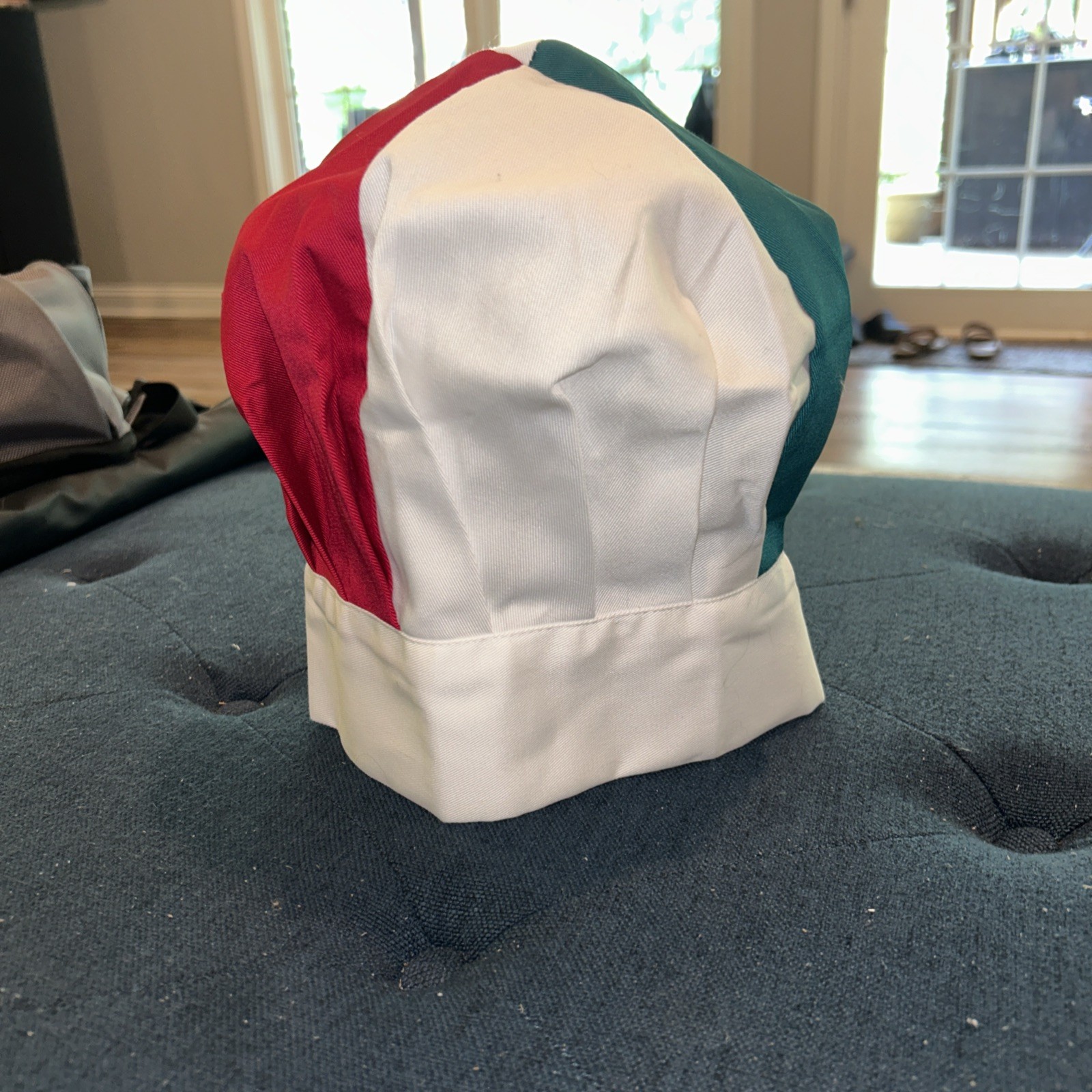 NEW Italian Flag Chef Hat  Adjustable White Red Green