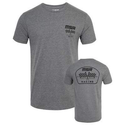 MSR 215-190-0012 Race Plate T-Shirt - Charcoal Heather - XXX-Large