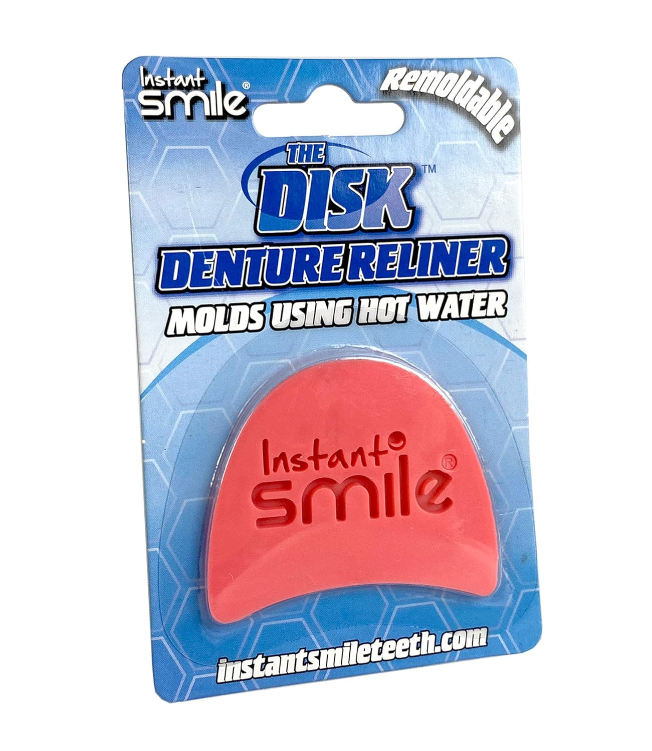 - the Disk Denture Reliner - Forms Using Hot Water