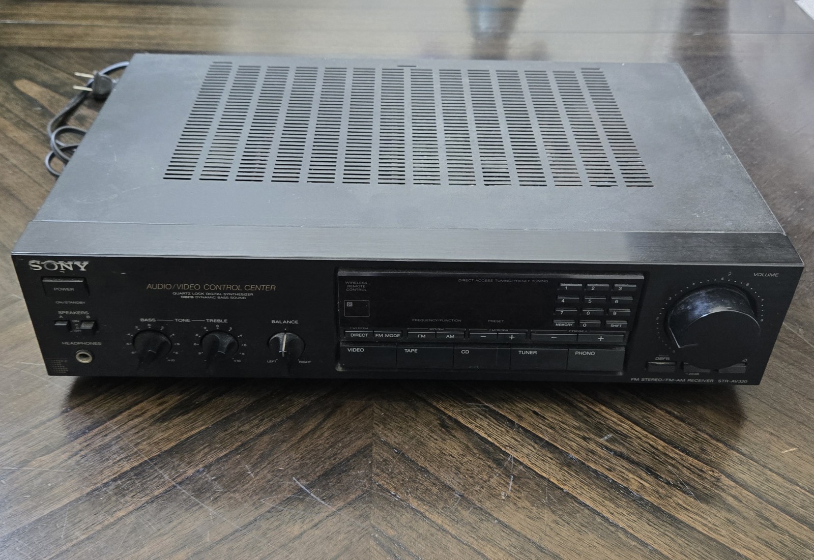 Sony STR-AV320 Audio/Video AV Control Center Receiver (Tested/Working) No Remote