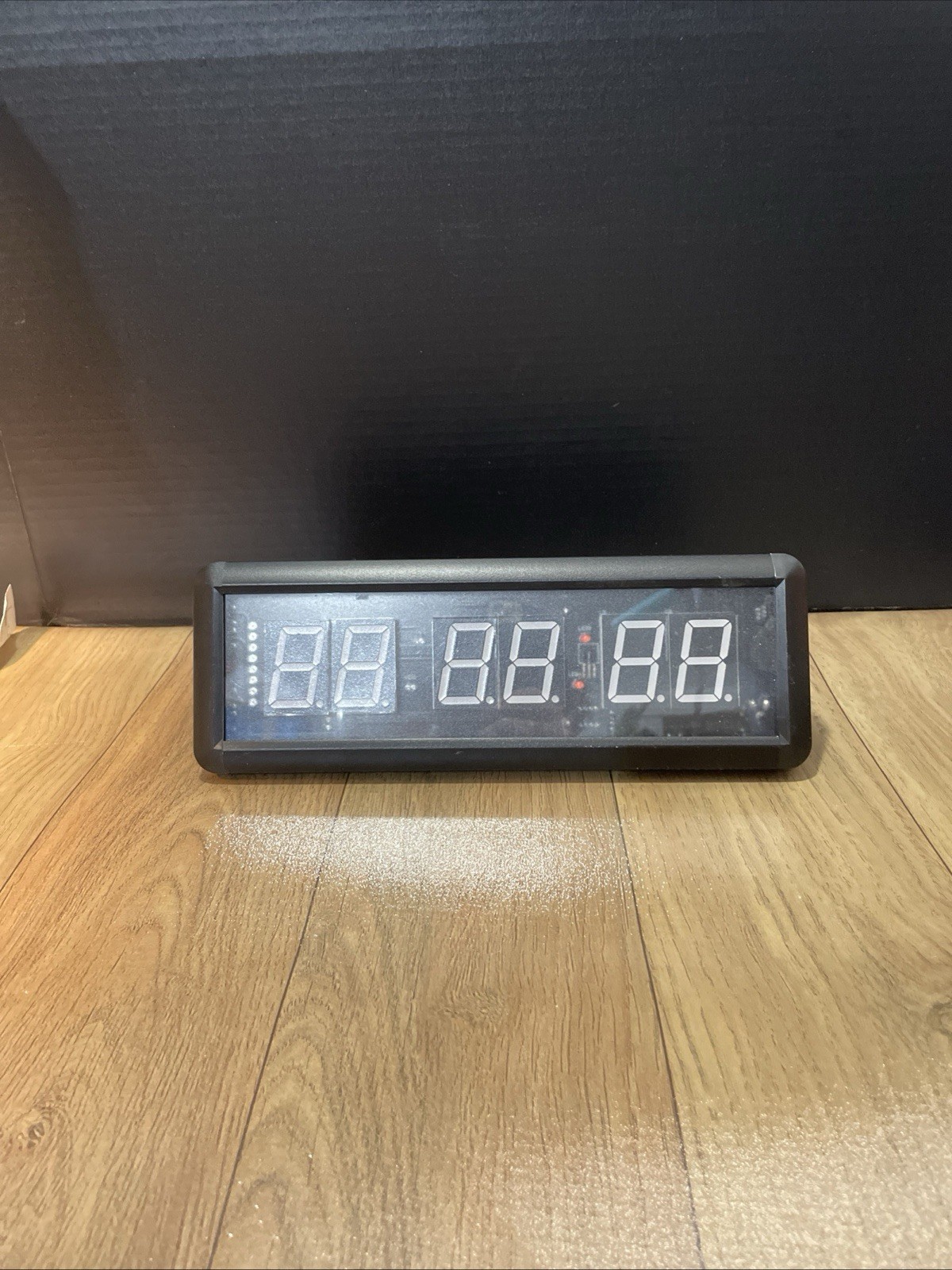 Gym Timer,LED Interval Timer Digital Countdown Wall Mounted Clock No Remote/Cord