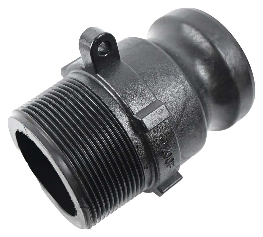 Banjo 200F Polypropylene Cam & Groove Fitting, 2" Male Adapter x NPT Male