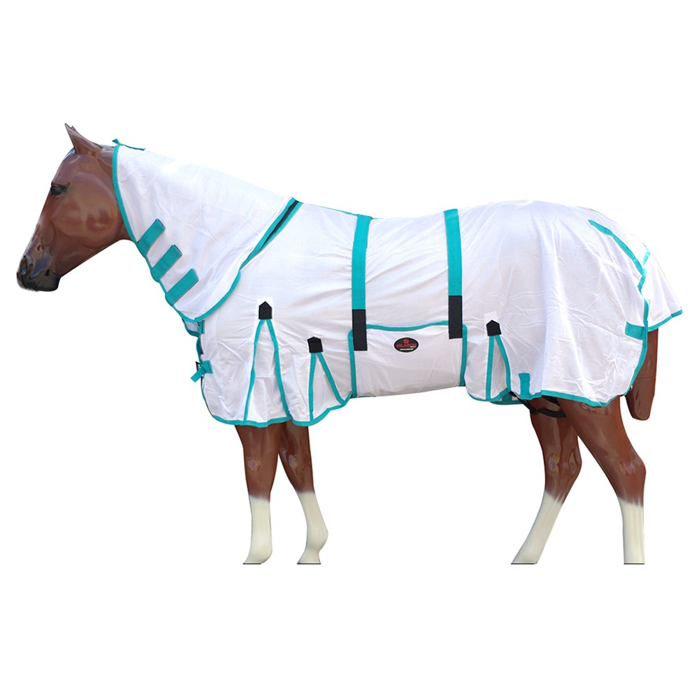HILASON Horse Fly Sheet UV Protect Breathable Mesh Bug Mosquito Spring | Summer