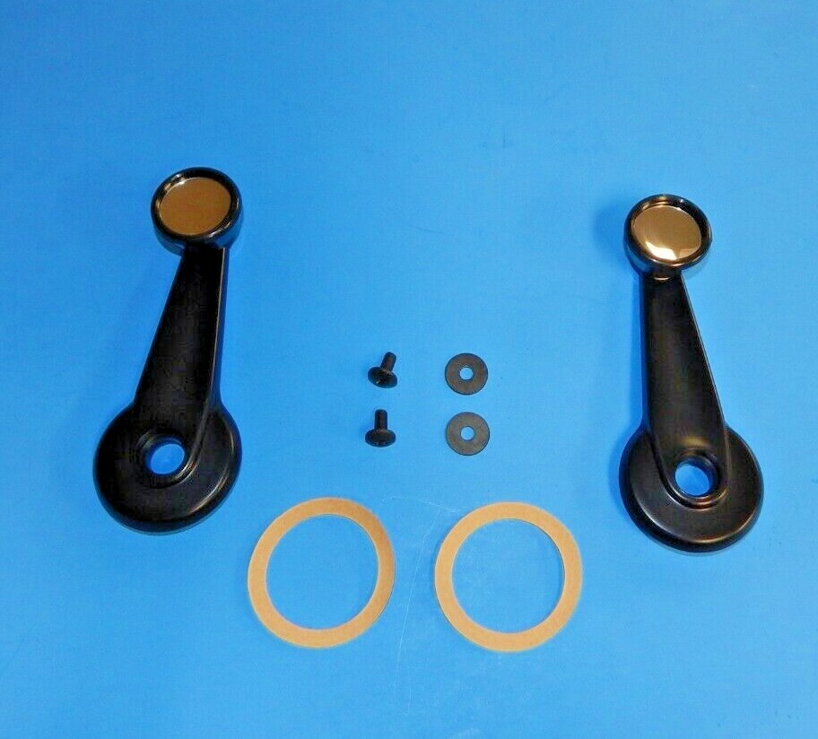 Pair New Window Crank Handles/screws for MGB 1968-80 MG Midget 1967+ Triumph TR7