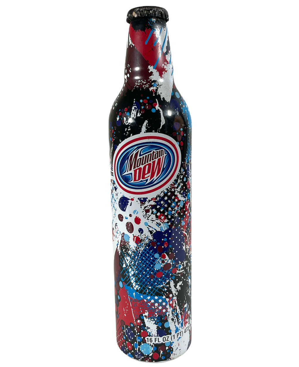 Mountain Dew Pop Art Bottle Limited Edition Fourth of July Set 1 Of 4 2008