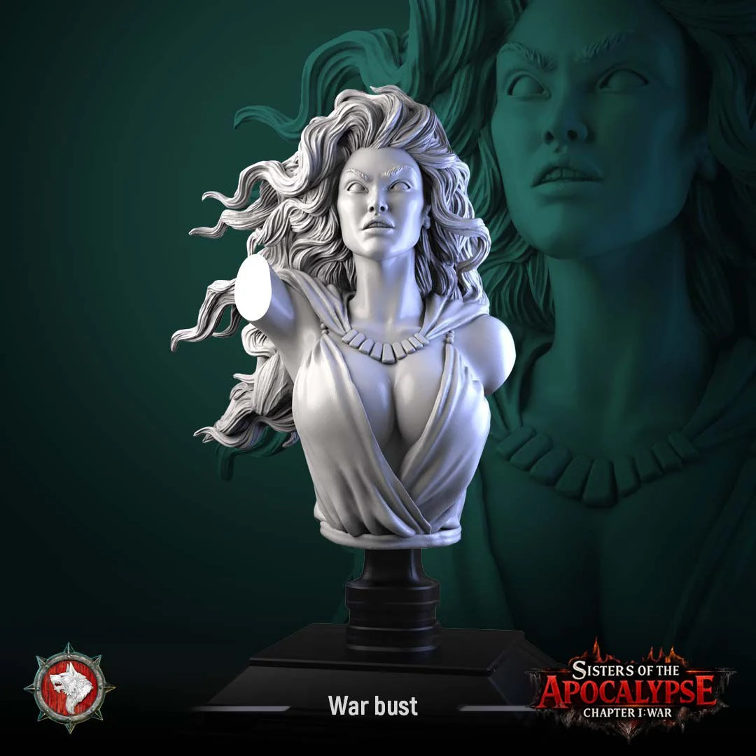 War Bust - Resin Display Bust