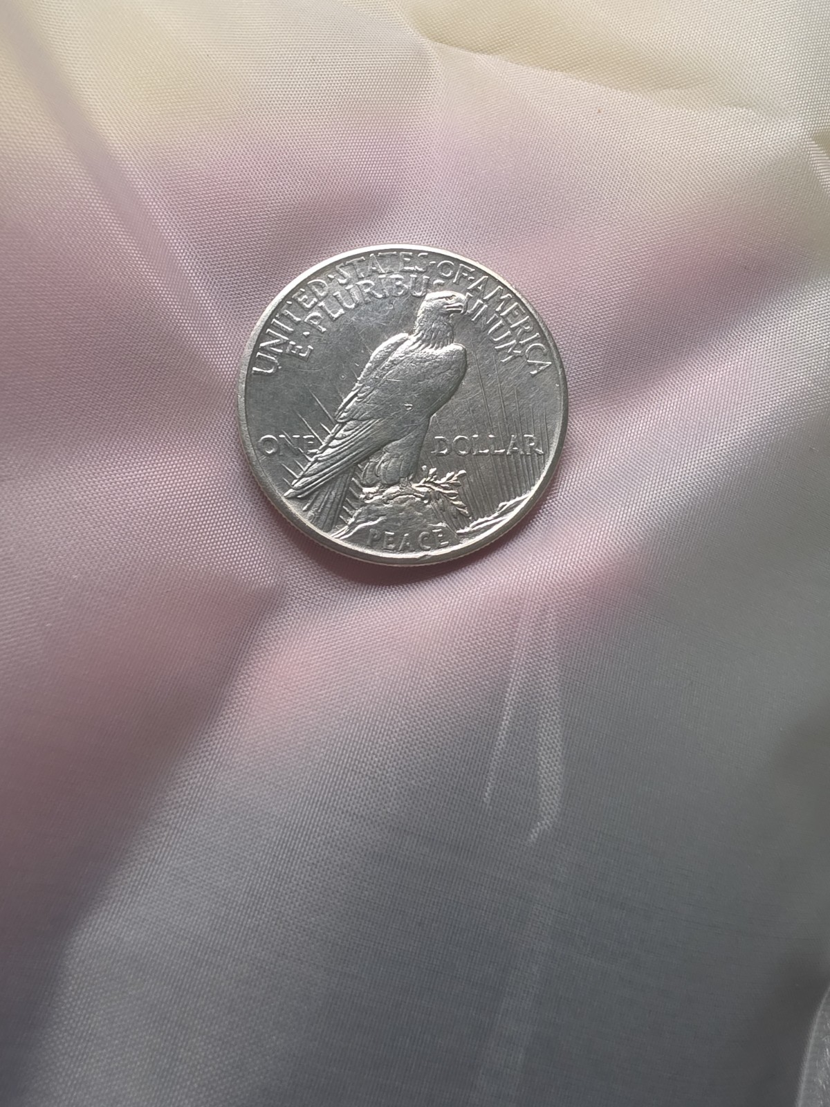 1921 high relief peace dollar LUSTER!!