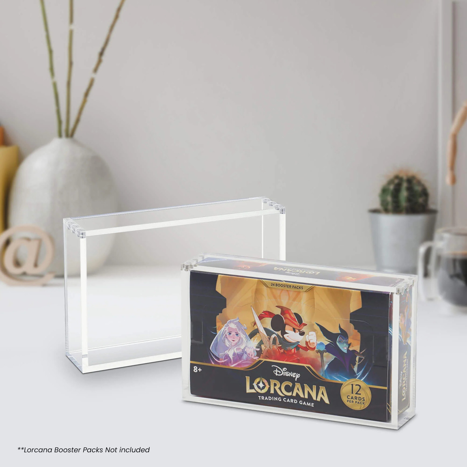 Lorcana Booster Box Acrylic Case 5MM UV Protector Display EVORETRO