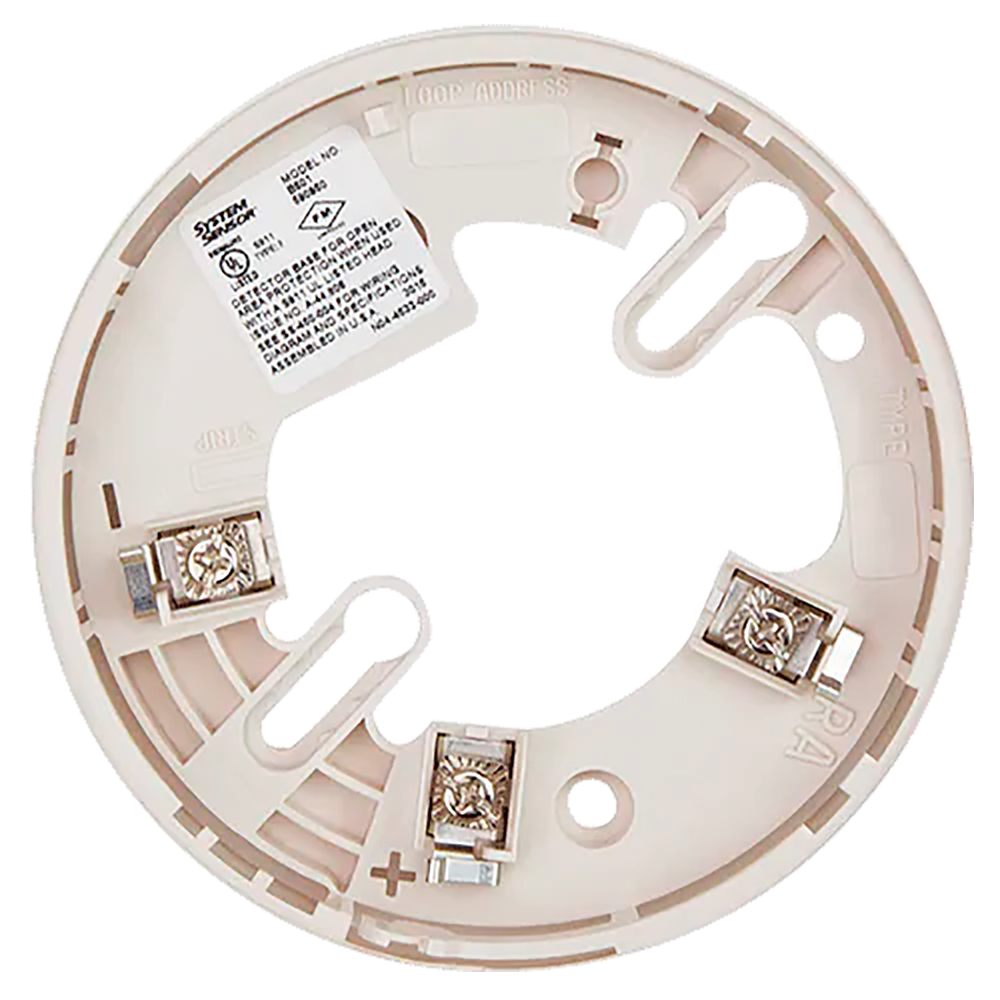 SYSTEM SENSOR B501 - Intelligent Detector Base, Without Flange.color Ivory