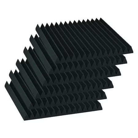 Auralex Acoustics 4Sf22cha-Hp Acoustic Foam, 1.1 Nrc, Foam, 24 In W, 24 In L, 4