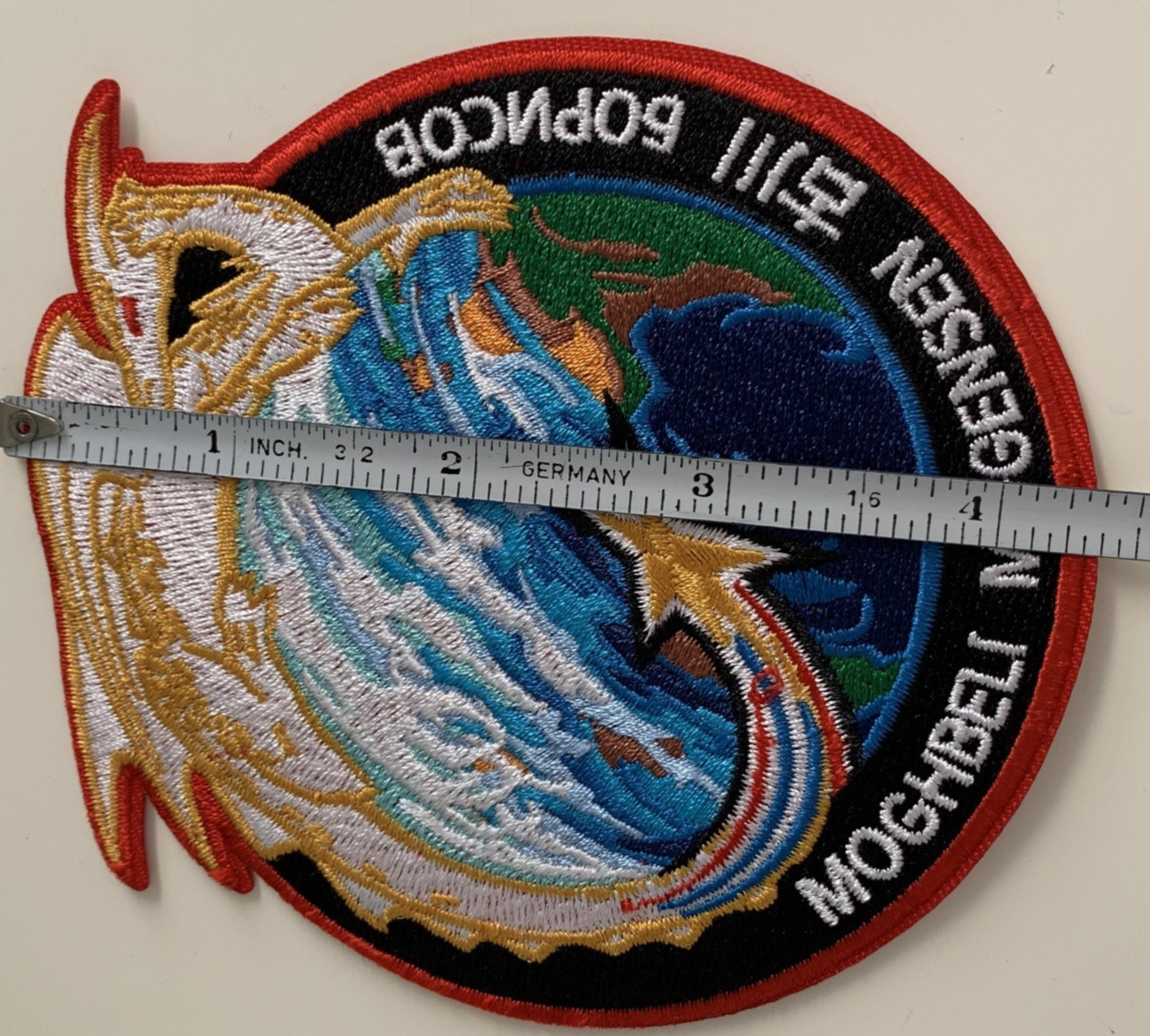 Authentic CREW-7 -NASA SPACEX ISS Mission-CREW DRAGON-A-B Emblem-SPACE PATCH