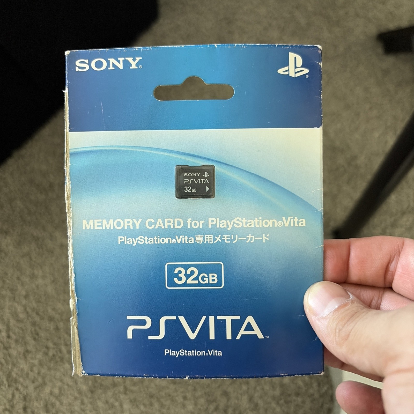 Sony PlayStation Vita PS Vita 32GB Memory Card Game Item W/ Box New JP F/S Rare