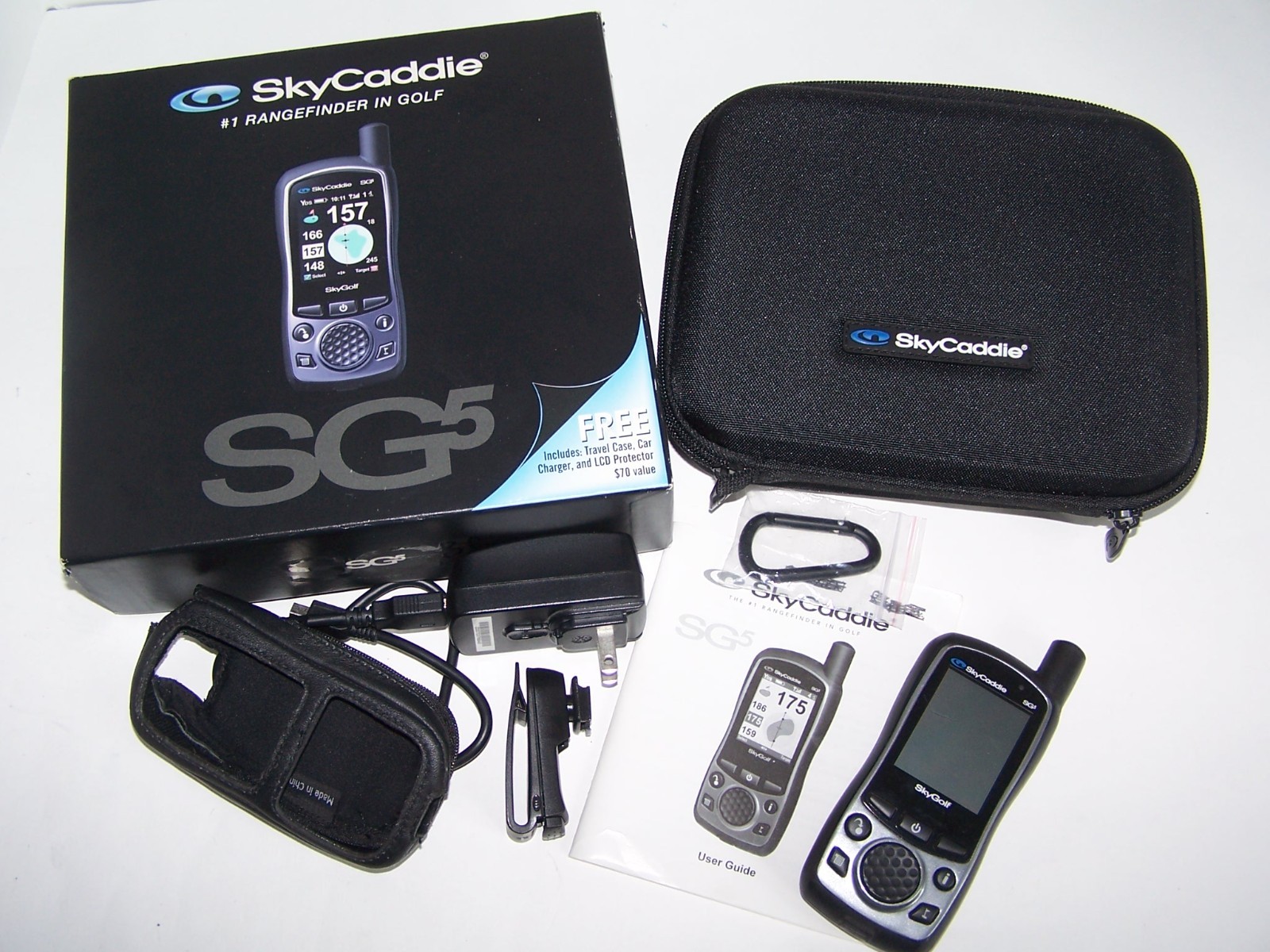 SKYCADDIE SG5 HANDHELD GOLF COURSE RANGEFINDER GPS