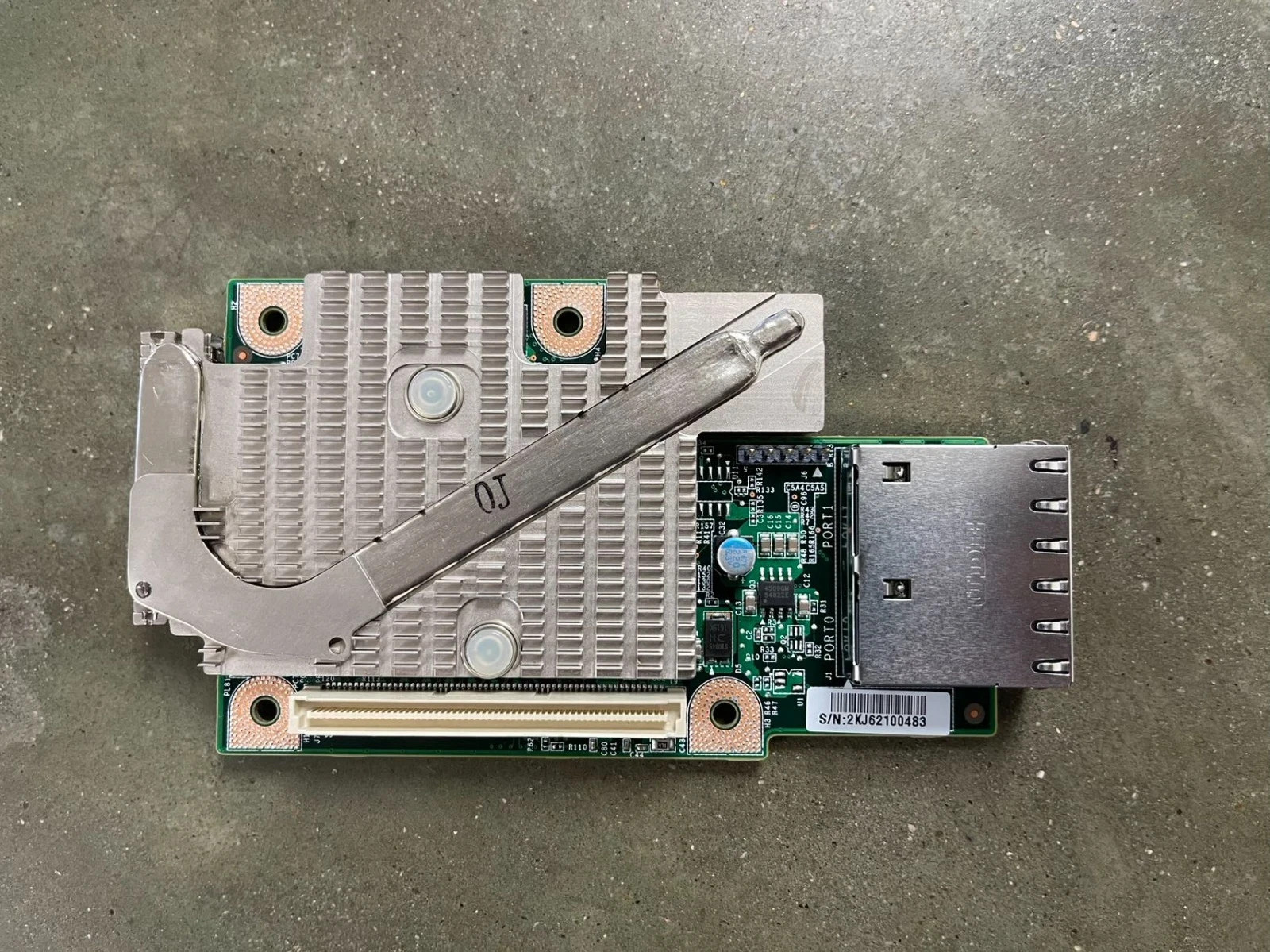 OCP Quanta Dual port 10GB RJ45 Intel X540 TX2 Ethernet PCIe Mezzanine Card