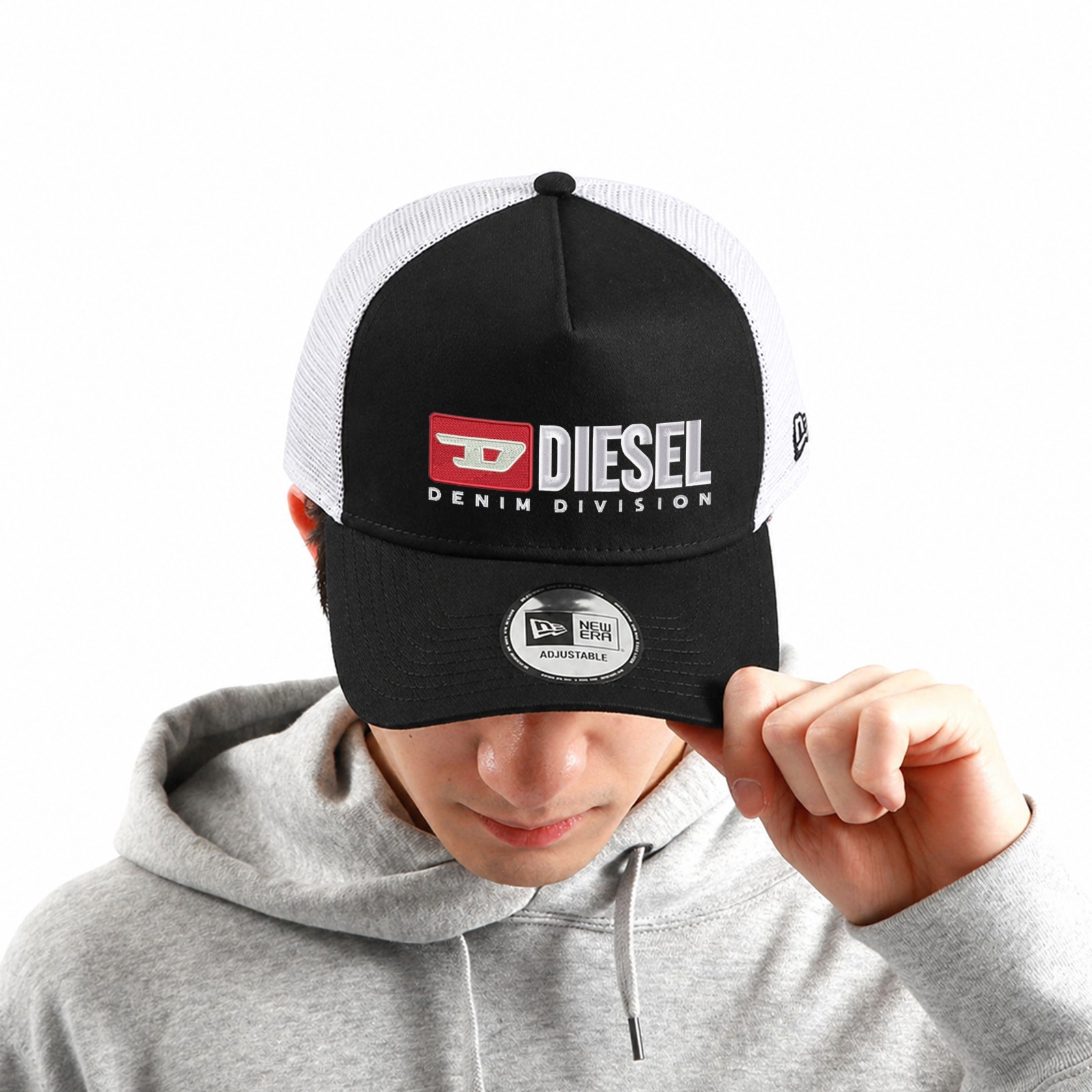 Diesel Denim Division Embroidered 9FIFTY Trucker Hat Mesh Cap