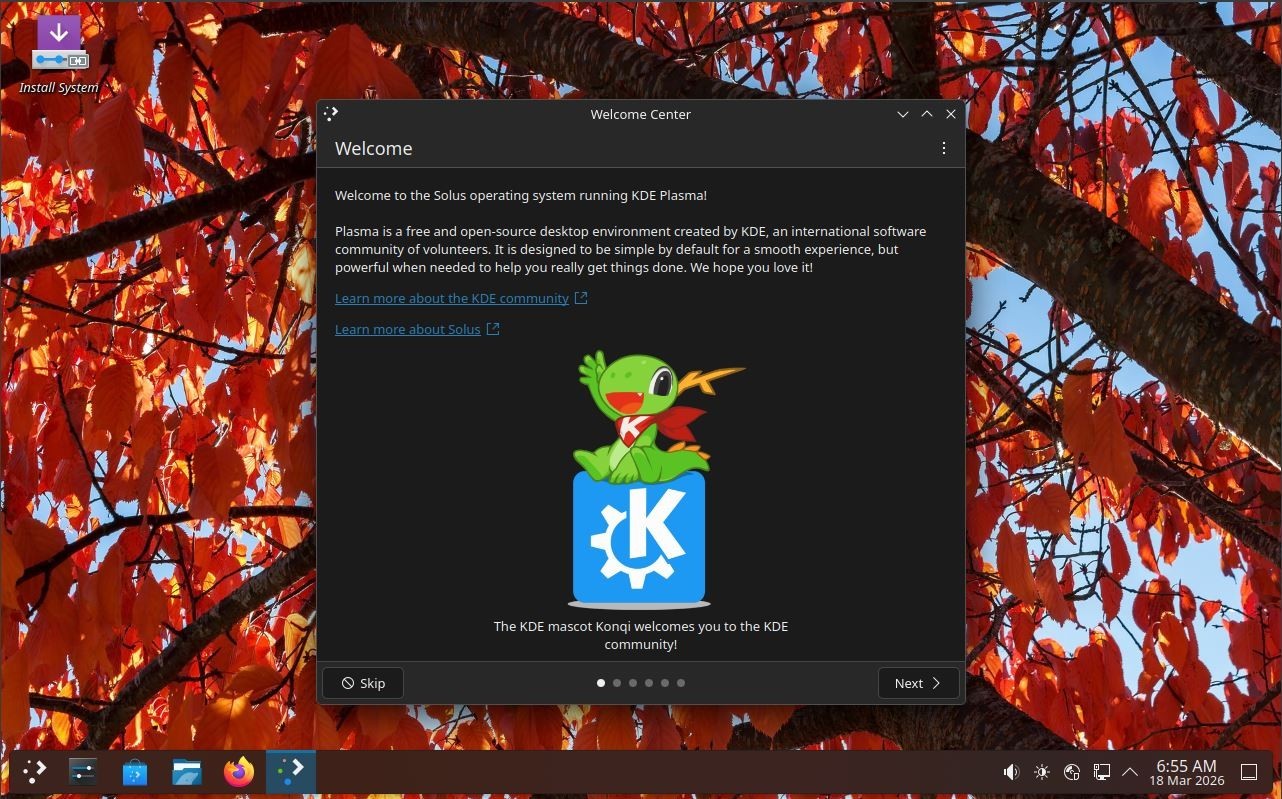 Solus Plasma 2025 USB Live Installer – Latest Version – PC & Intel Mac UEFI/BIOS