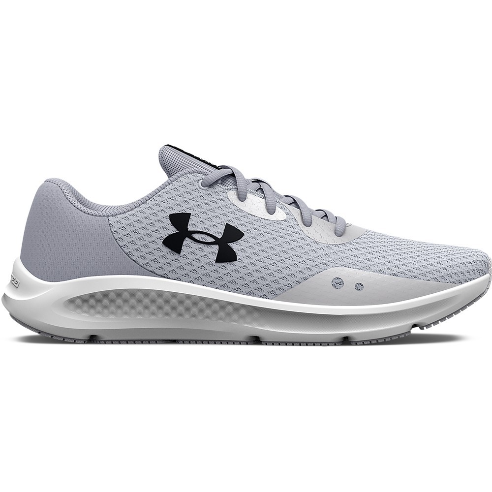Under Armour 3024889 Women's UA Charged Pursuit 3 Running Shoes Halo Gray, SZ 10