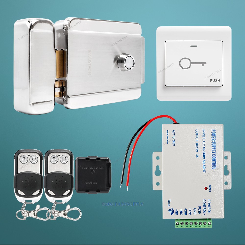 Fail Secure Strike Lock Power Supply Module for HOMSECUR Video Door Intercom Kit