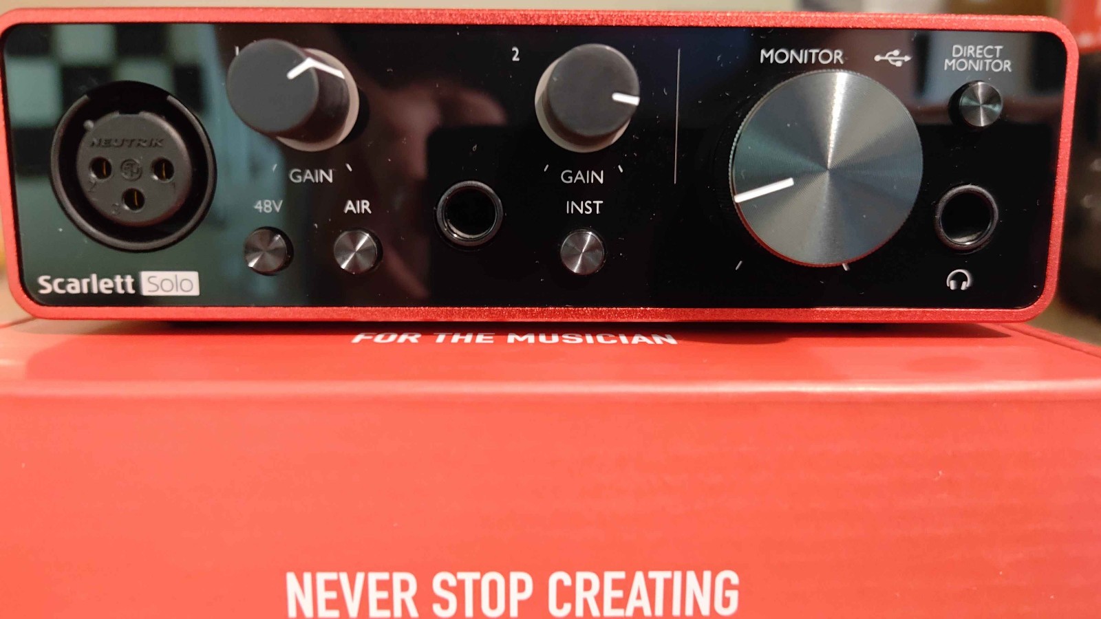 Focusrite Scarlett Solo 3rd Gen USB XLR Audio Interface