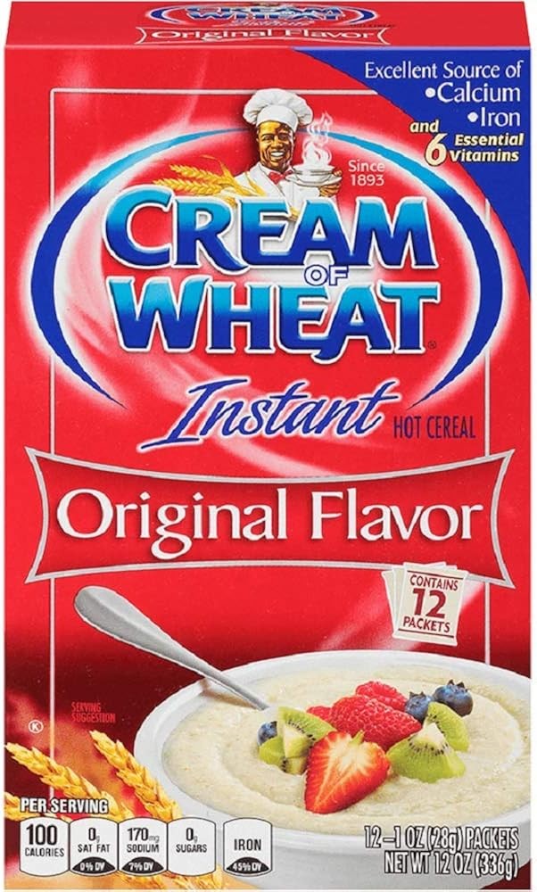 Cre Of Wheat Original, Instant Cereal, 12-Count Units