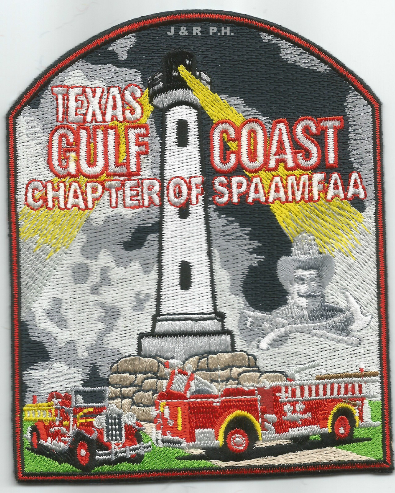 Texas Gulf Chapter of  S.P.A.A.M.F.A.A.  (4" x 4.5" size) fire patch