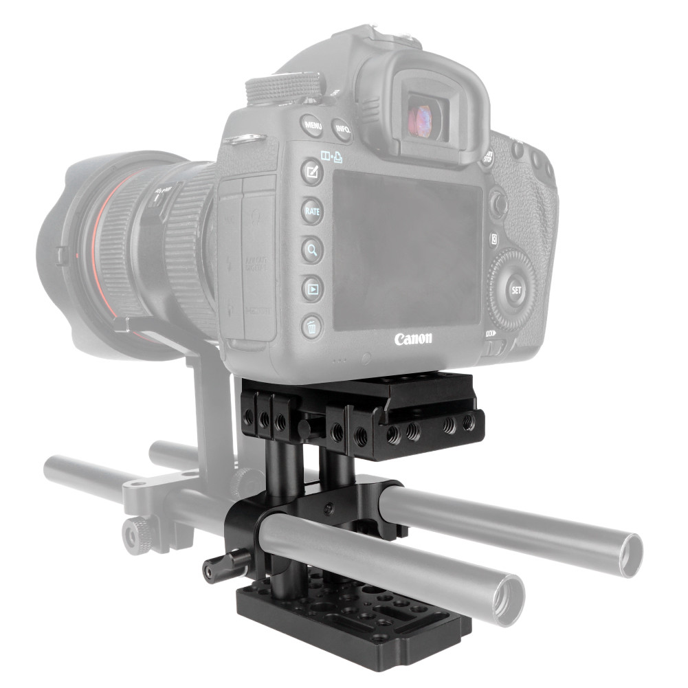 NICEYRIG Quick Release Tripod Mount Baseplate for Manfrotto Standard Accessory