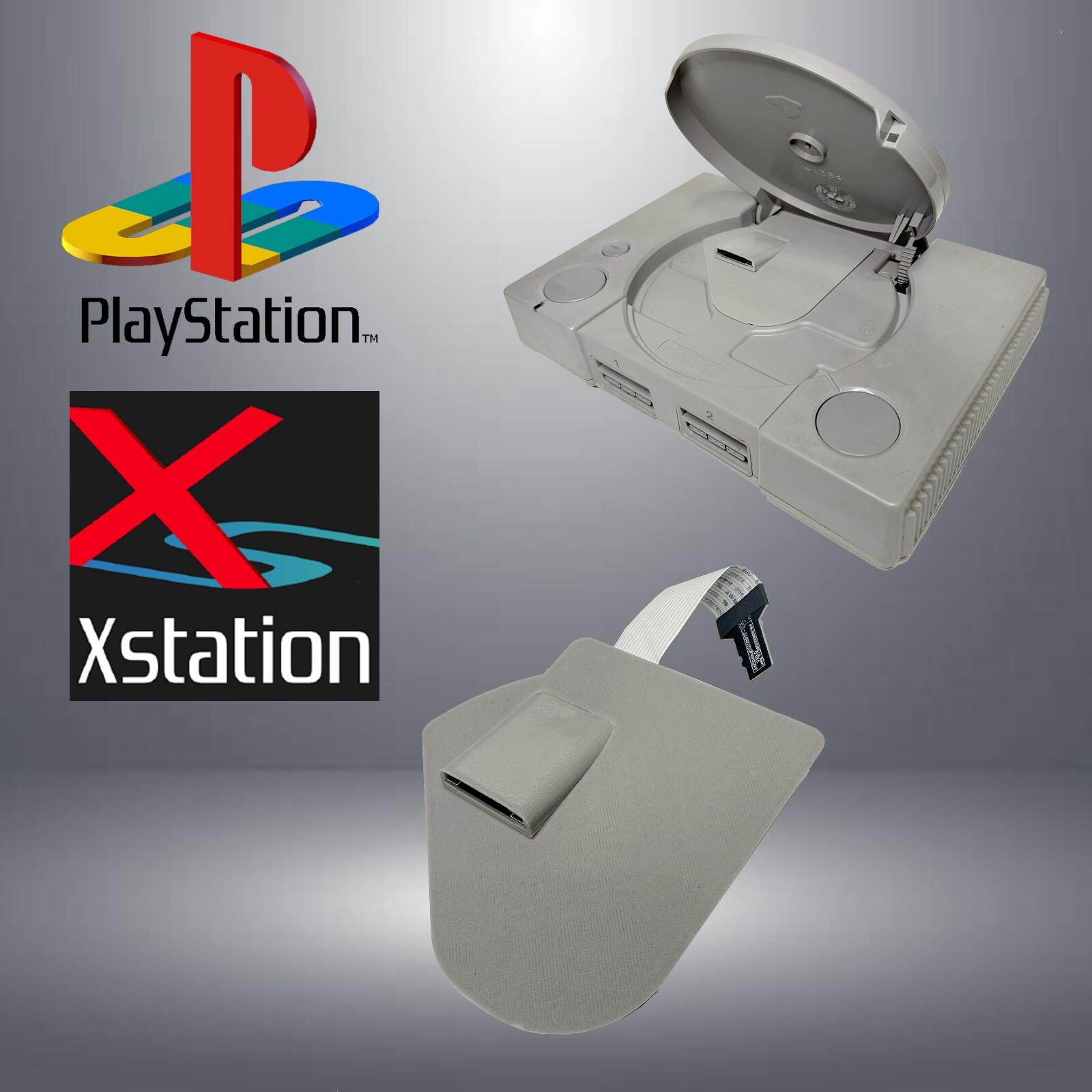 PS1 Playstation 1 Xstation ODE 3D printed Mount