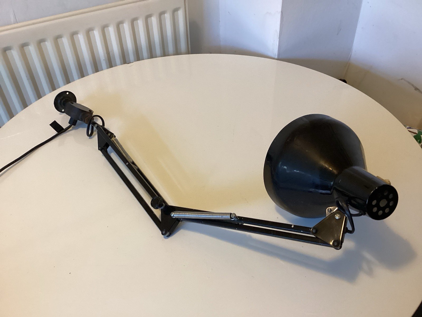 Anglepoise Lamp By Herbert Terry Switch On Shade Fix To Table Or Wall