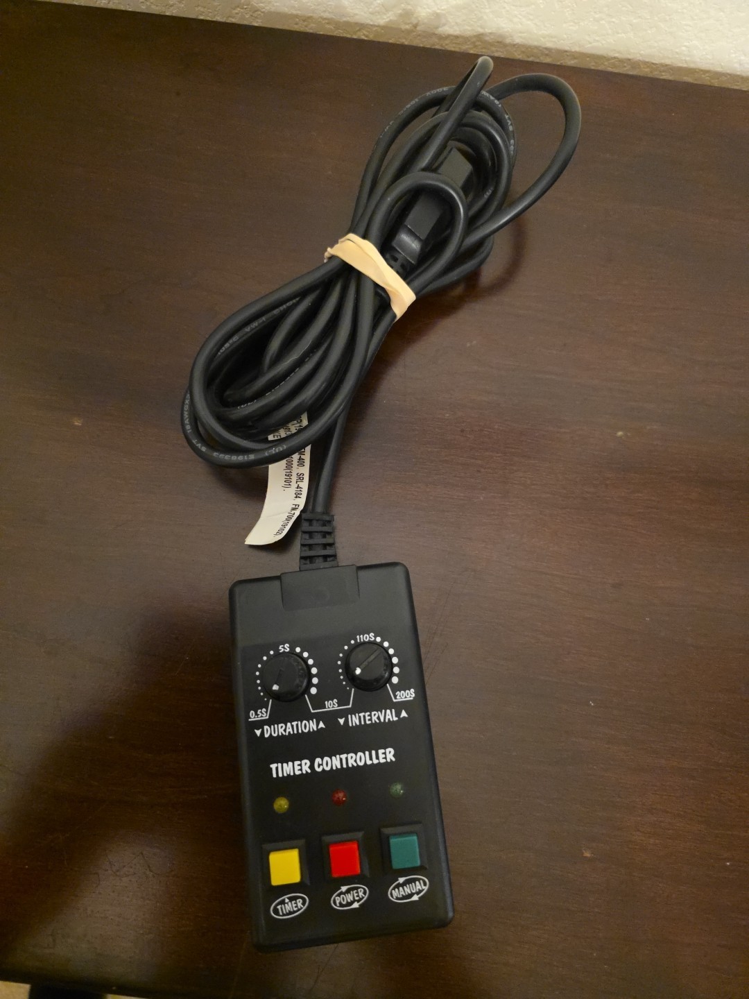 Heshan Lide Fog Machine Timer Duration Interval Switch UL 120V FWC-4(5724006)