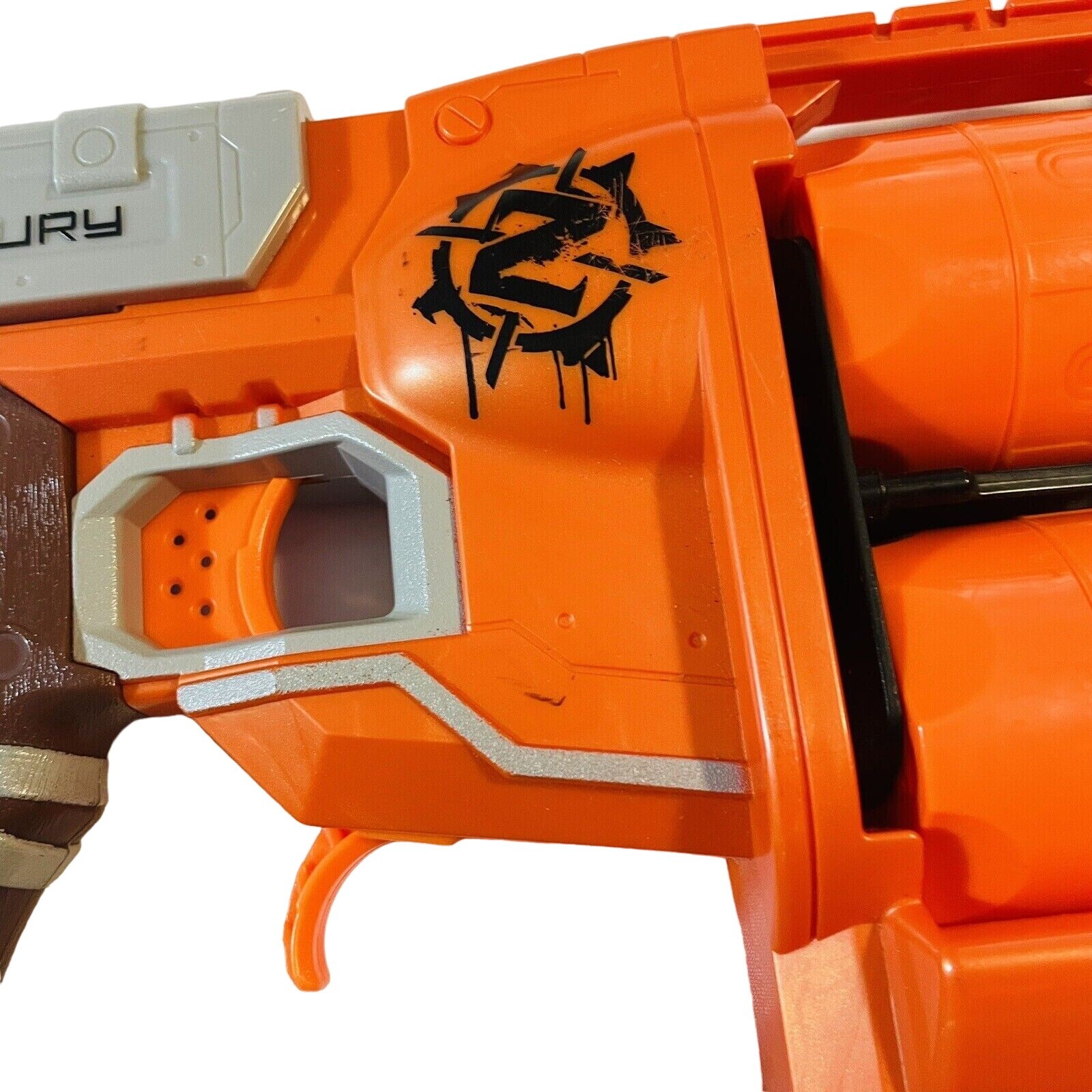 Nerf Elite Flipflurry Nerf Zombie Strike Hasbro 12 round Slam Blaster
