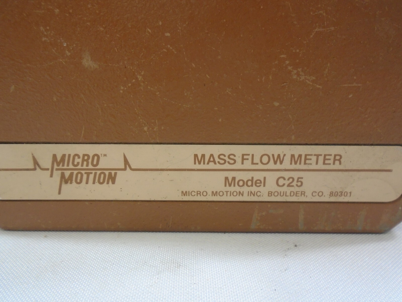 MICRO MOTION C25 MASS FLOW METER 1000PSI C25AF