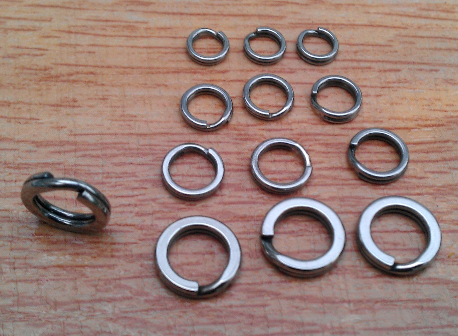Super Heavy duty stainless steel  split rings Sea Fishing pirks and lures