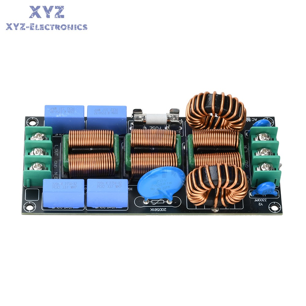 AC110-250V 4level Audio Power Supply EMI Electromagnetic Interference filter 16A