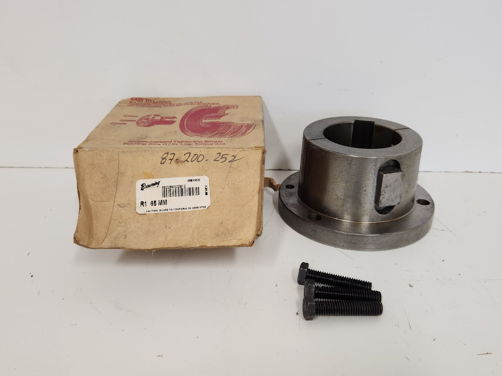 Browning R1 65 MM Split Taper Bushing 65mm Bore