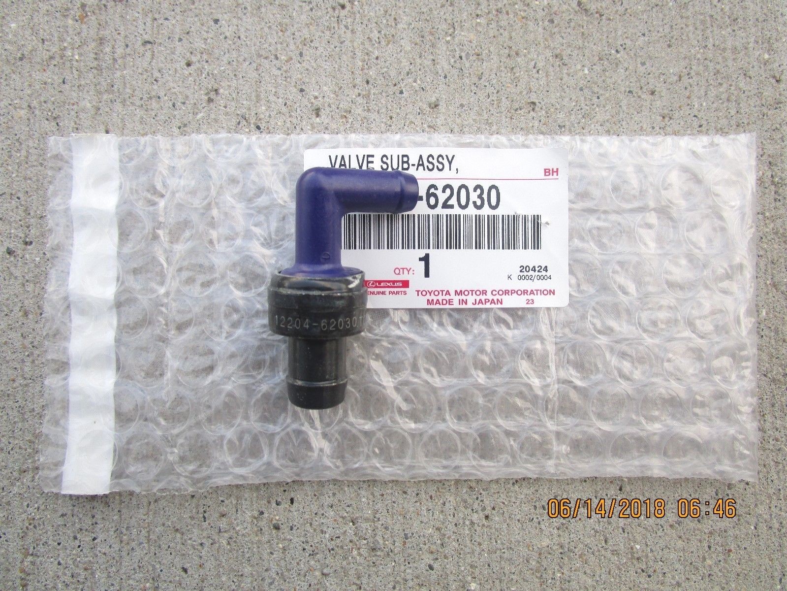 03 - 05 TOYOTA TUNDRA SR5 3.4L V6 VENTILATION VALVE PCV SUB ASSEMBLY NEW
