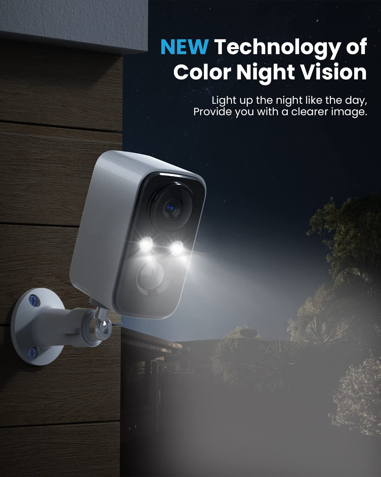 2K Outdoor Wireless Security Camera – Battery Powered WiFi Camera,Easy Install