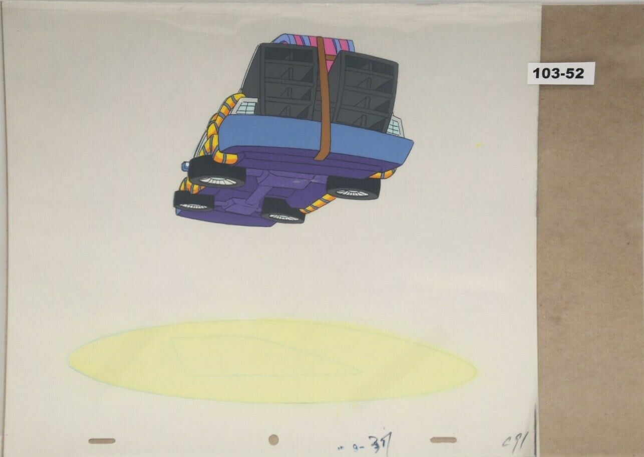 Back To The Future Original Production Cel And Drawing 103-52 - Used Condition