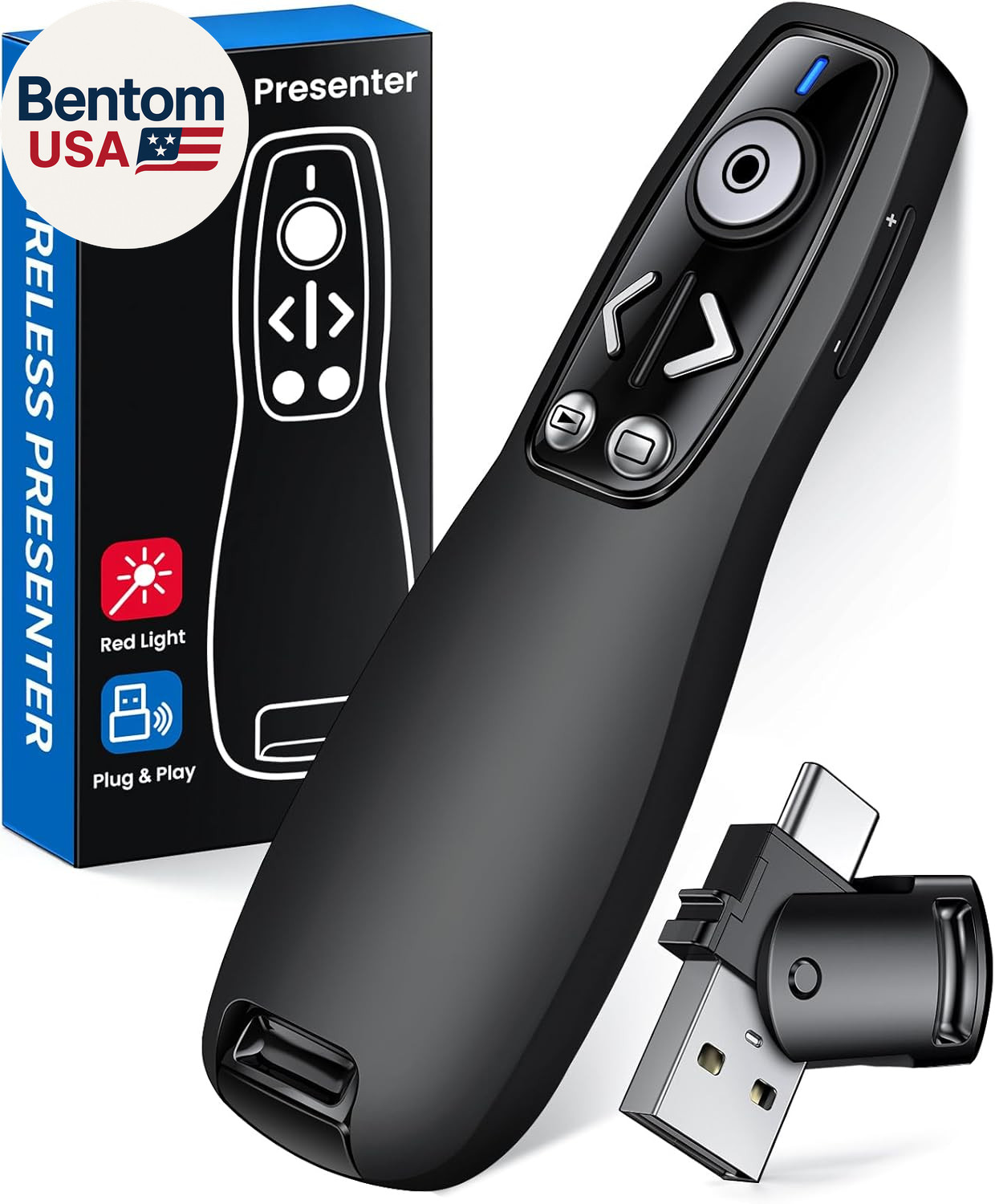 Presentation Clicker Wireless Presenter Remote for Powerpoint, Powerpoint Clicke