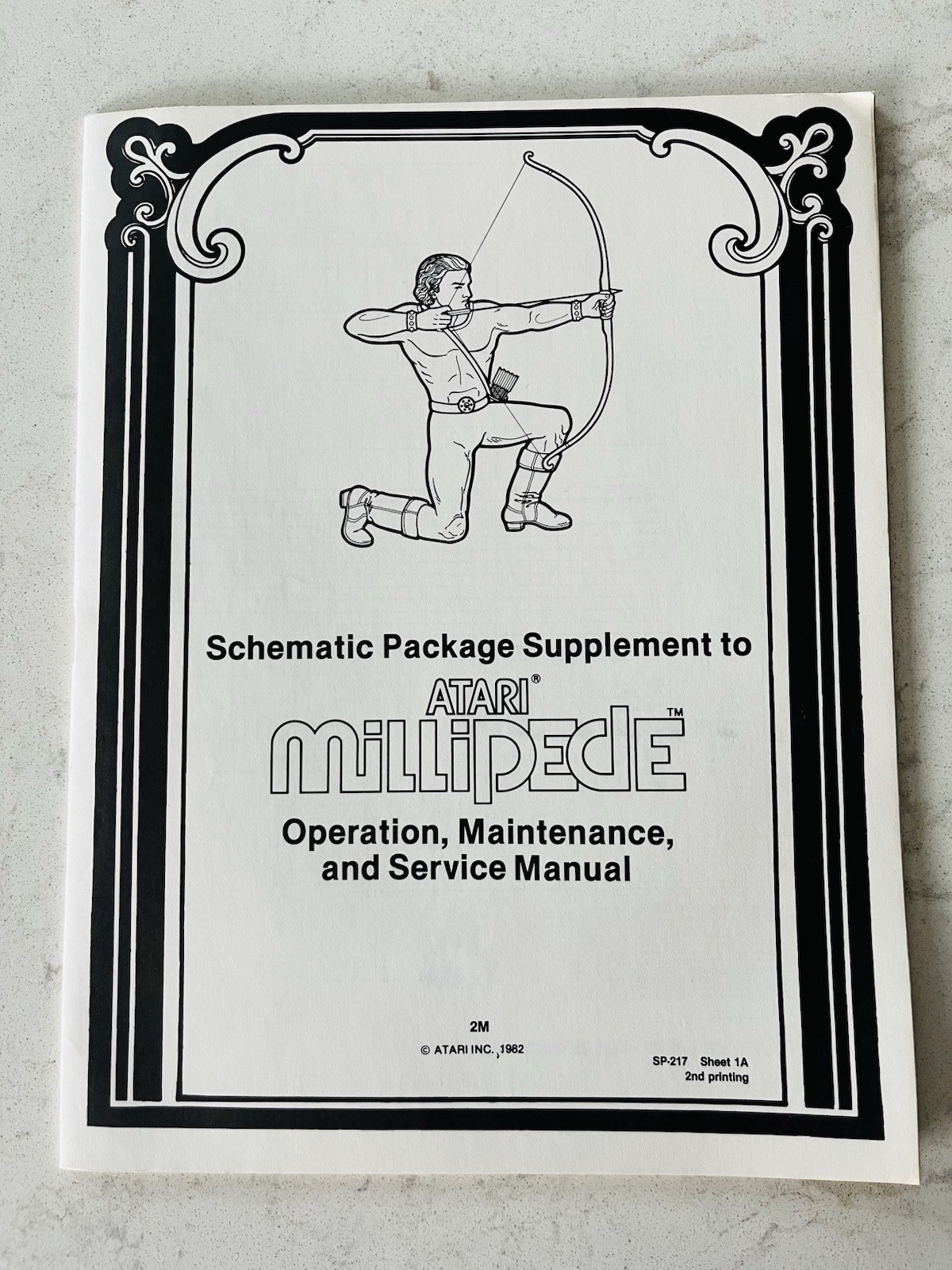MILLIPEDE Operations Maintenance and Service Manual + Schematics + Supp. 1982