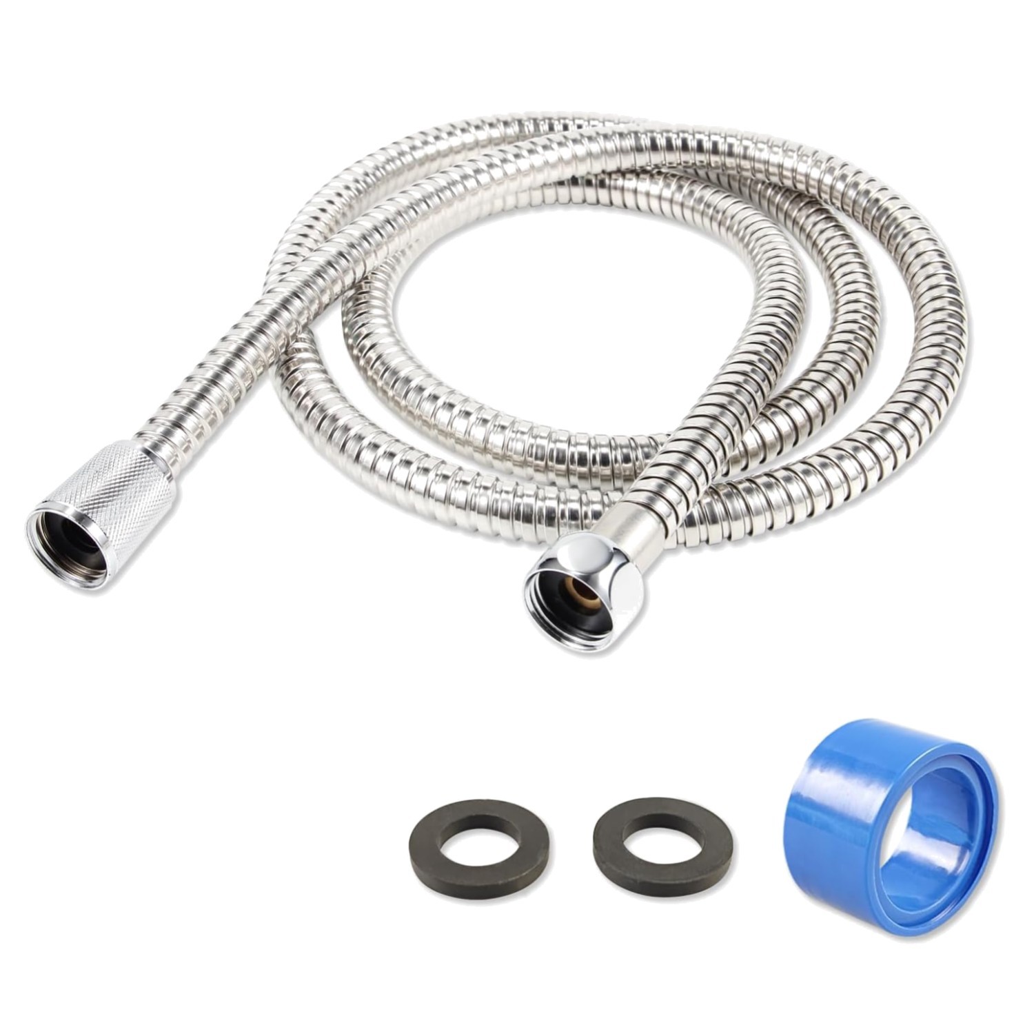 Shower Hose Brushed Nickel Extra Long Stainless Steel Handheld Extension 96 Inch