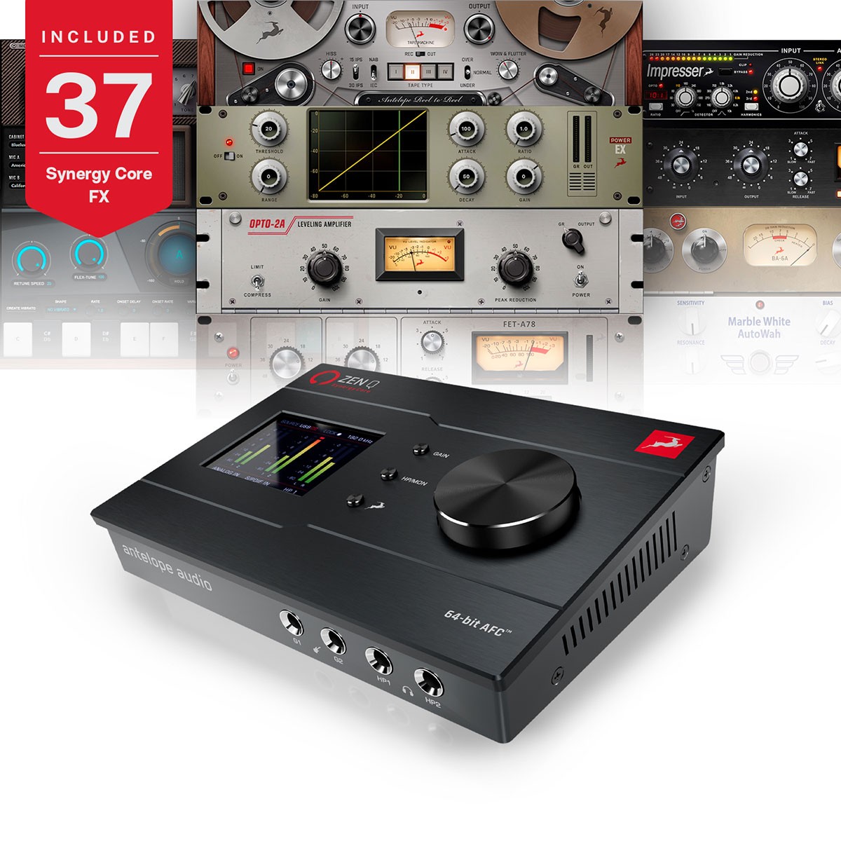 Antelope Audio Zen Q Synergy Core 14x10 USB-C Desktop Audio Recording Interface