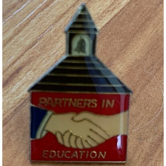 Partners in Education Pin