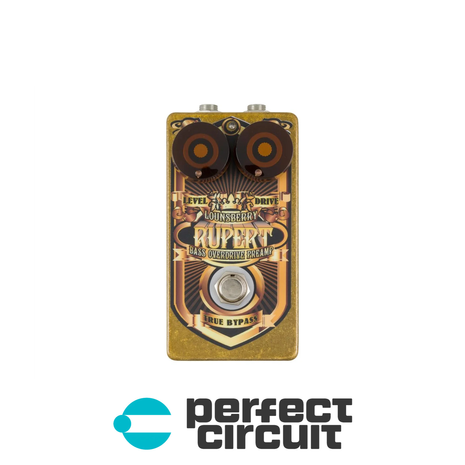 Lounsberry Pedals Rupert Bass Overdrive Pedal EFFECTS NEW PERFECT CIRCUIT