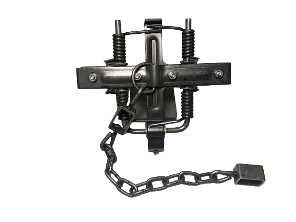 1 Duke 850 Pro Series Offset Coil Spring Trap 4 Coil Wolf Beaver Cougar