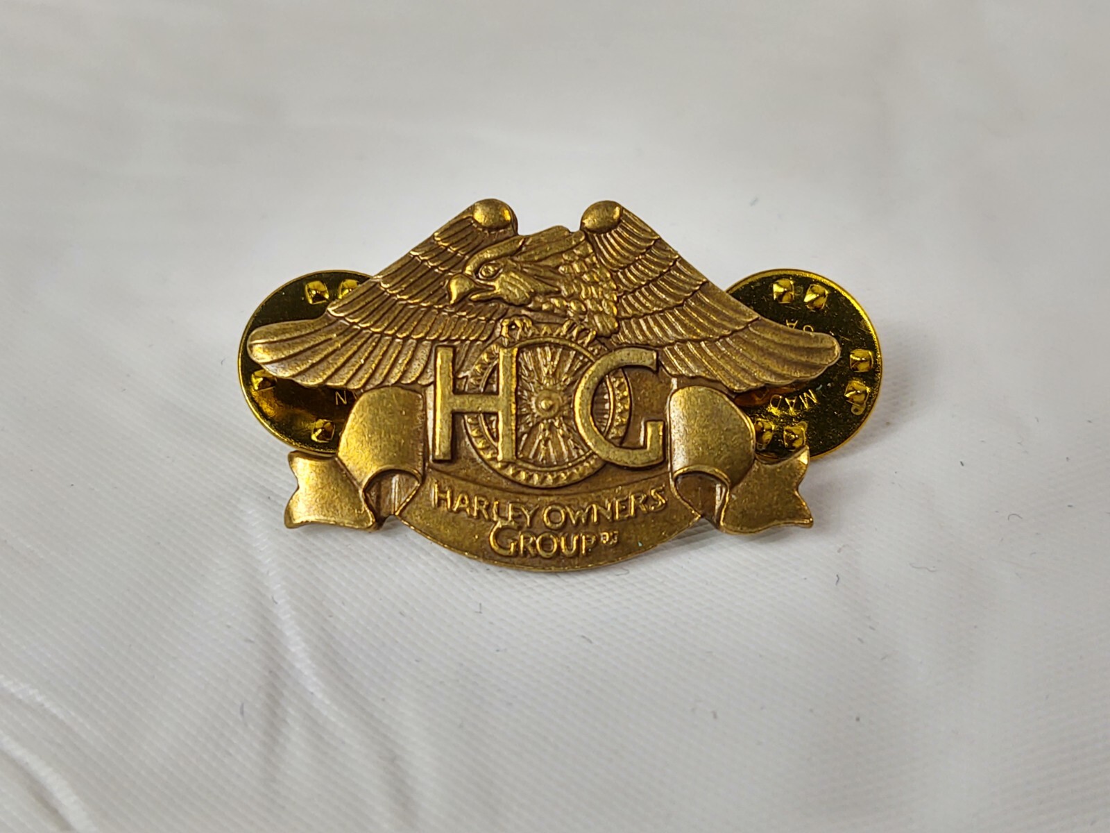 2013 Harley Owners Group HOG Eagle Patch Pin Set Riding Club Harley Davidson