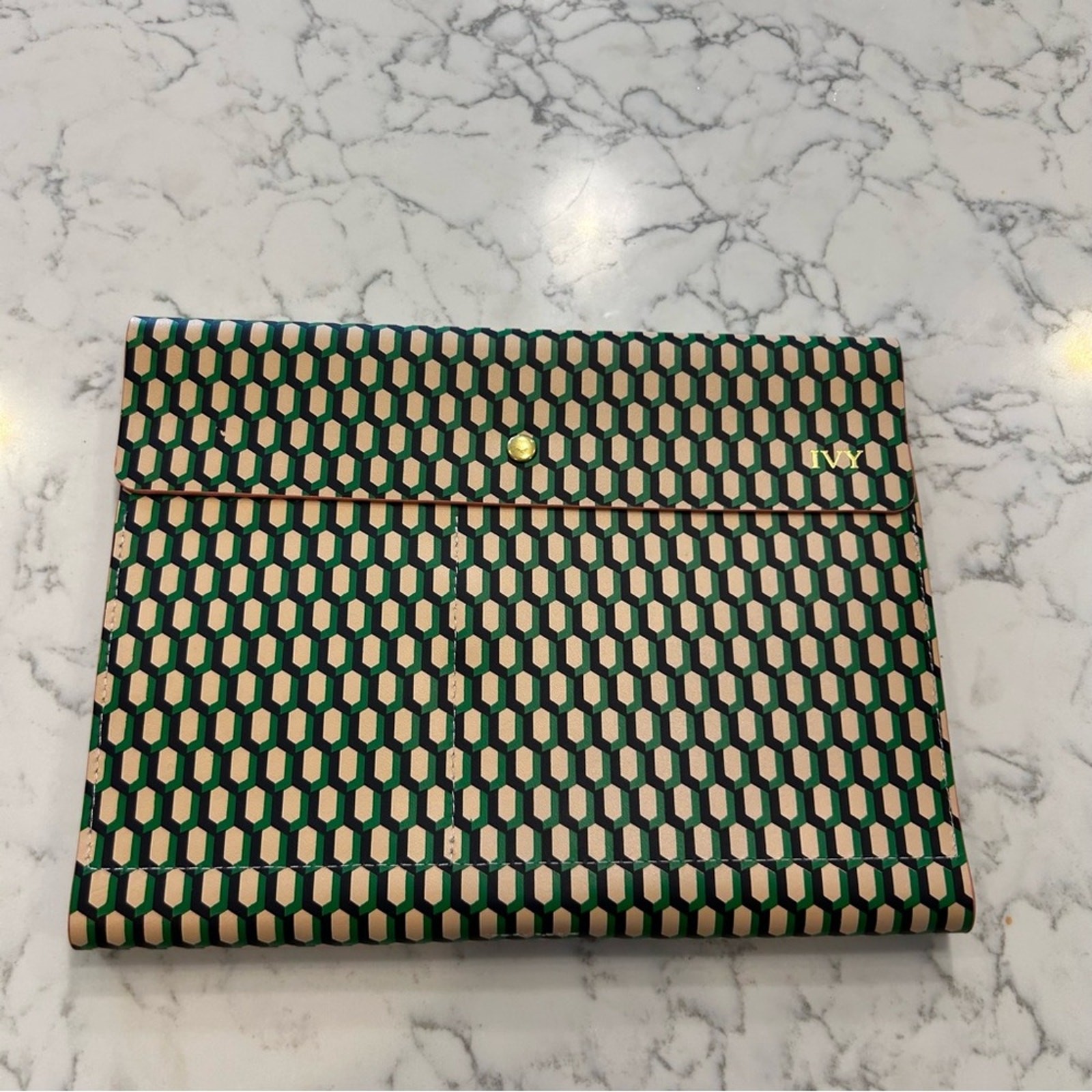 Green & Tan Tech Envelope