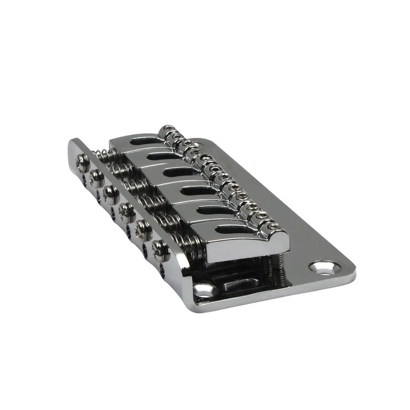 Metal Chrome 6-String Electric Guitar Fixed Bridge with 10.5mm String Space F