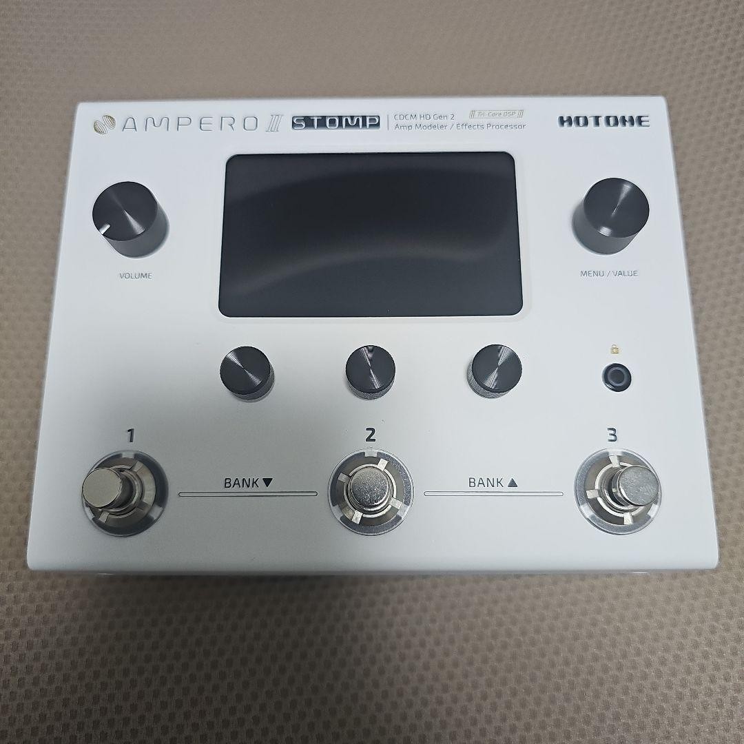 HOTONE AMPERO II STOMP Guitar Multi Effects Processor Complete Accessories