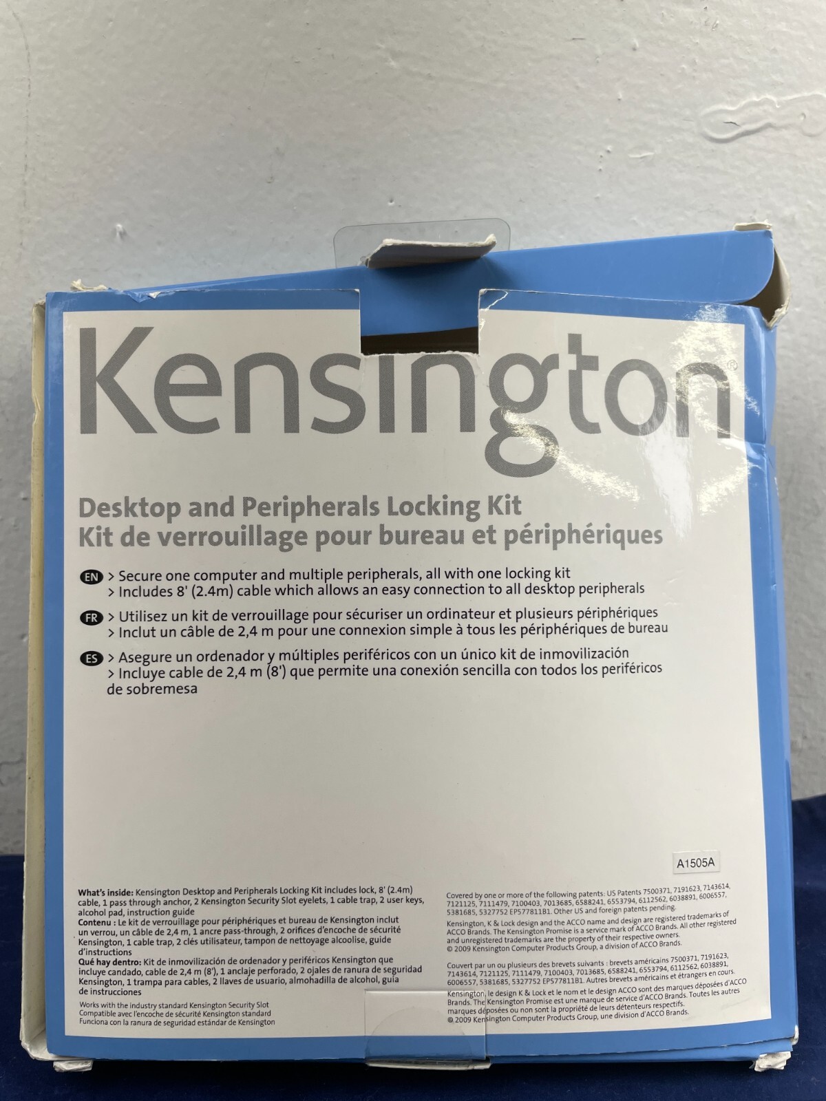 Kensington K64615US Desktop Computer and Peripherals Locking Kit