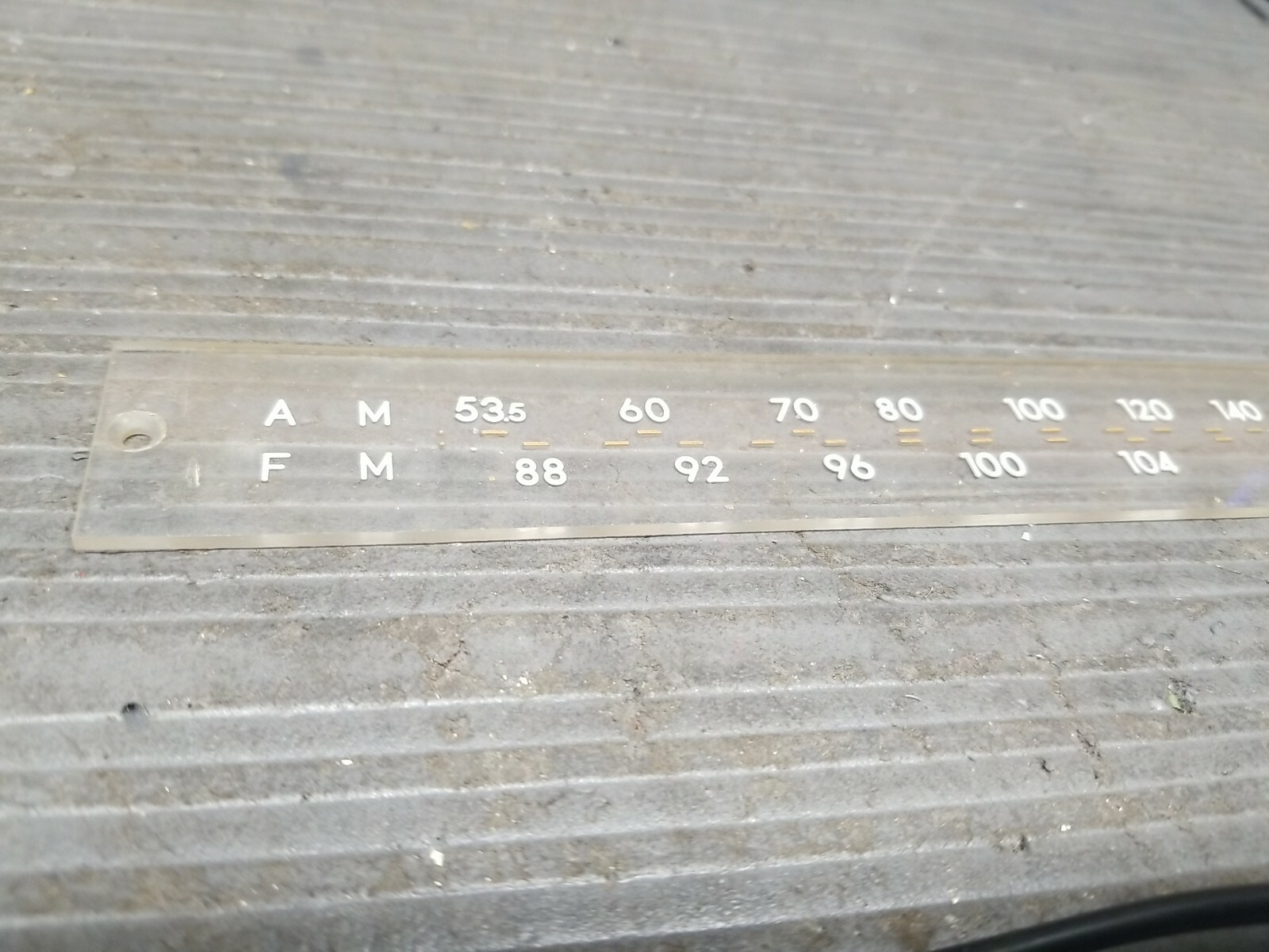 Sansui Af-350 Dial Scale